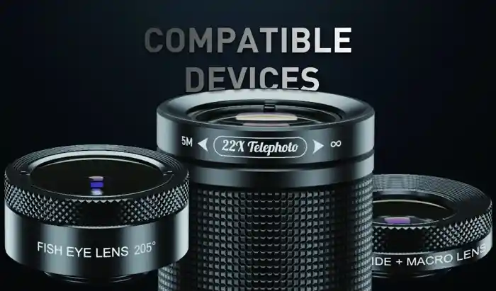 22x Camera Zoom Optical Telescope Lens (1 x 22X Zoom Telephoto) with BAK4 glass Coated Green Membrane